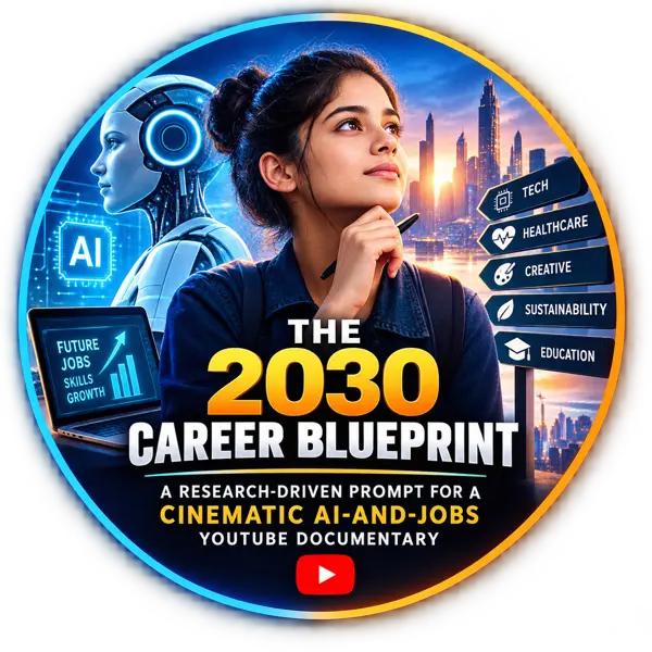 The 2030 Career Blueprint: A Research-Driven Prompt for a Cinematic AI-and-Jobs YouTube Documentary